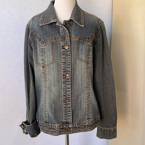 Stud Embellished Jean Jacket F.L. Jeans